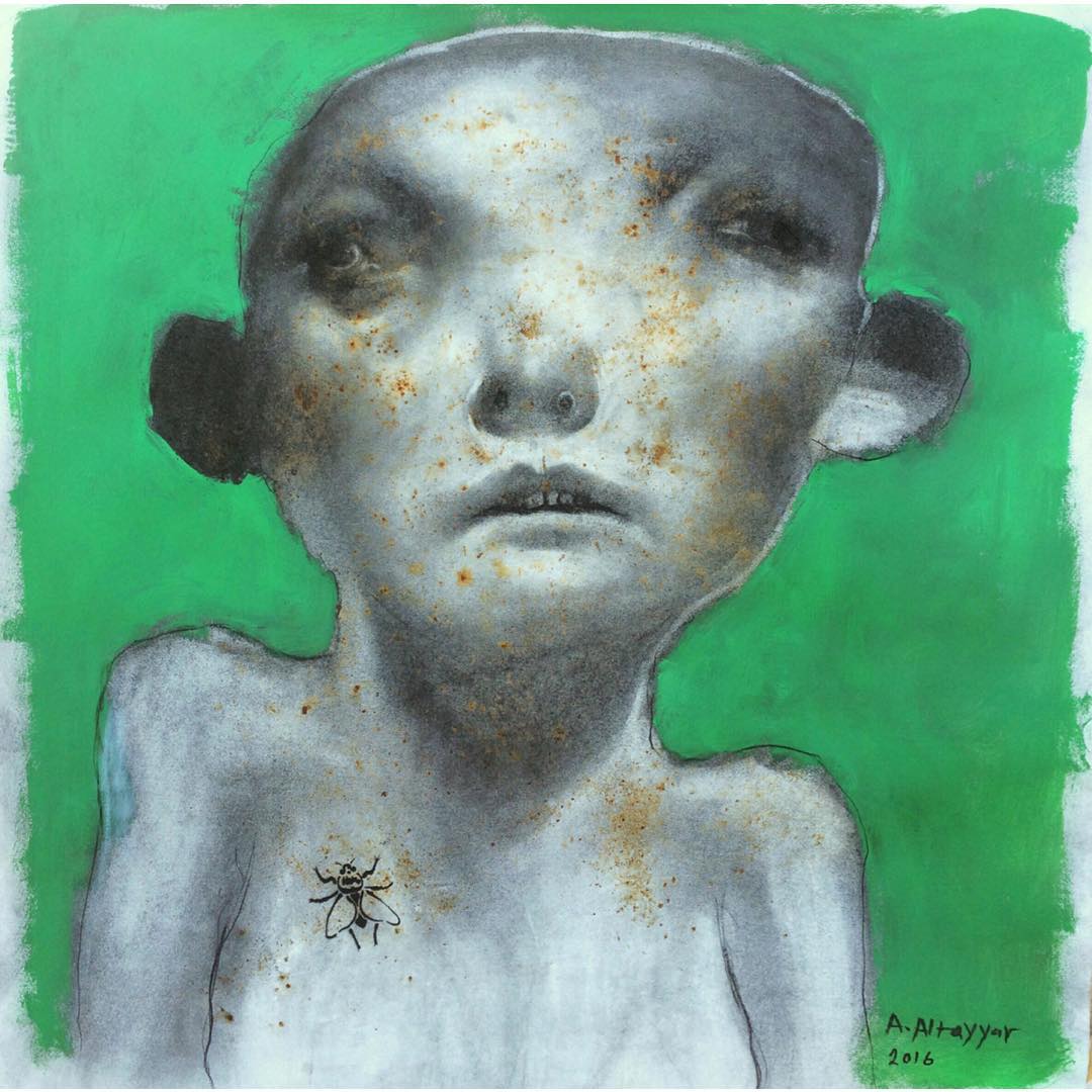 Amjad Altayyar Iraq/Sweden - Untitled 6 original artwork available at marsoum art collective