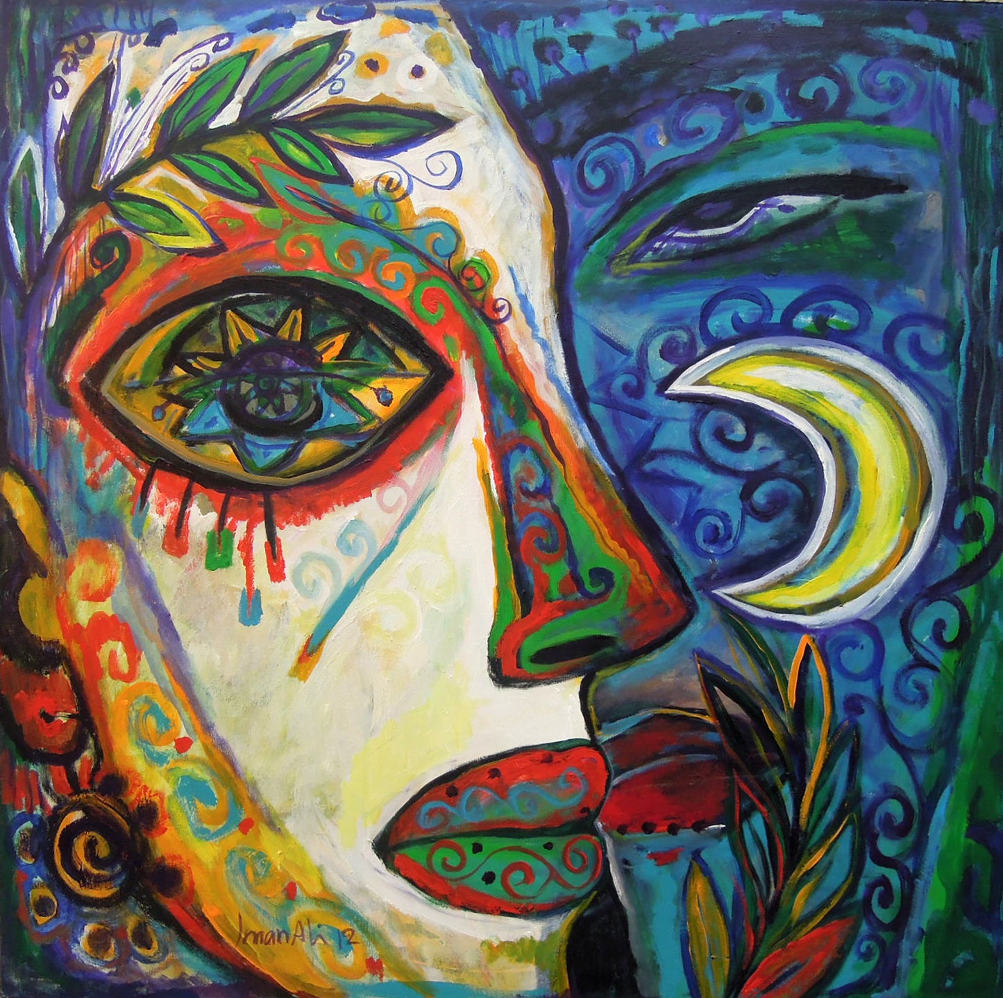 Eman Ali Khaled Iraq - Untitled 3 original artwork available at marsoum art collective