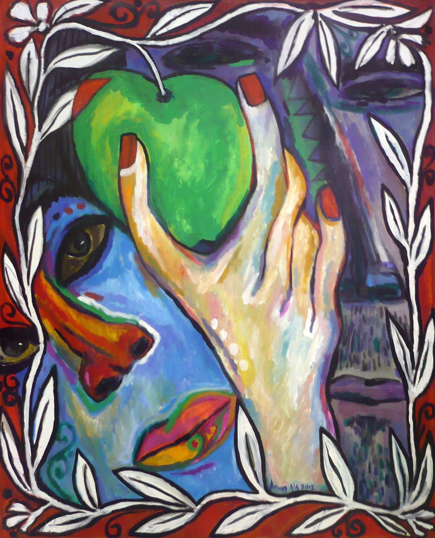 Eman Ali Khaled Iraq - Untitled 6 original artwork available at marsoum art collective