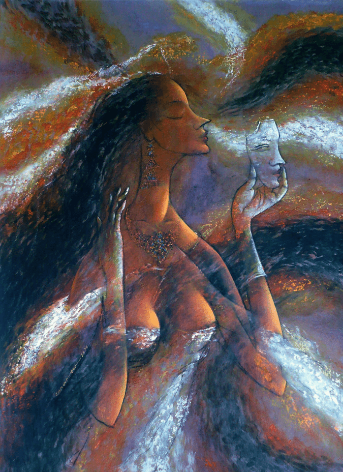 Hammoud Chantout Syria/France - العروس مع قناع ابيض